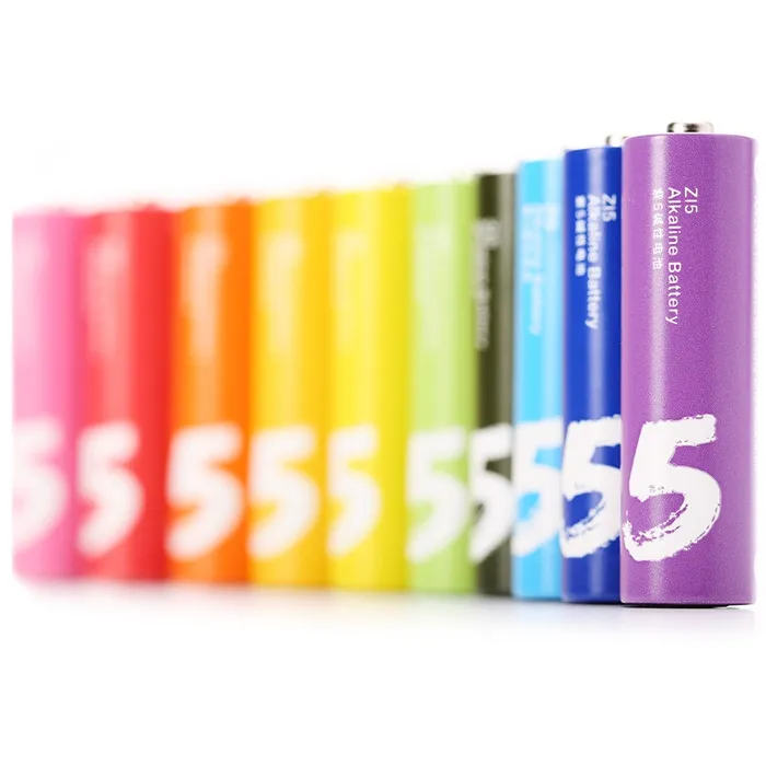 ZMI Zi5 Rainbow Alkaline Batteri 24PCS (Xiaomi Ecosystem Produkt)