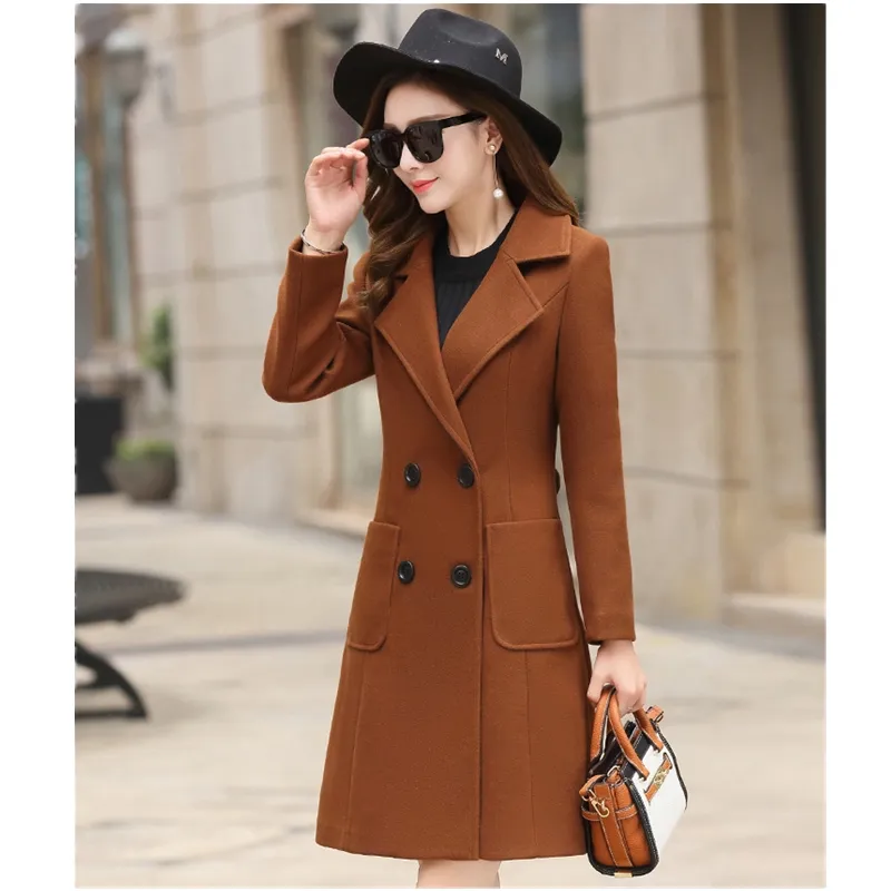 Women's fashion cheap wool coats