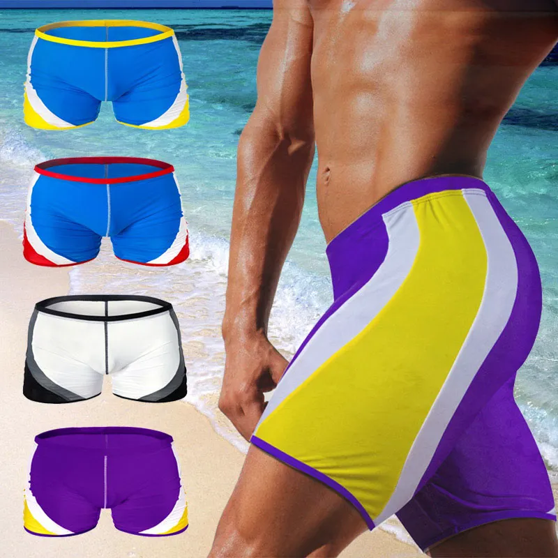 Professional Mens Swim Trunks And Compression Shorts Men Set For