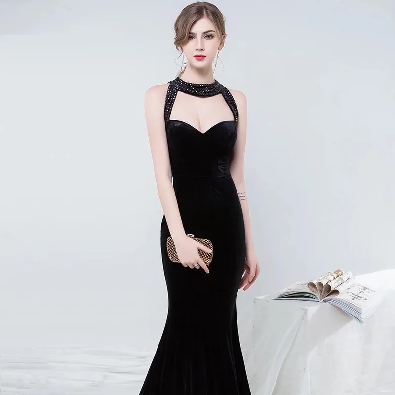 Burgundy Mermaid Long Velvet Prom Dress, Sexy Prom Dress 2019 Burgundy Mermaid Long Velvet Prom Dress, Sexy Prom Dress 2019