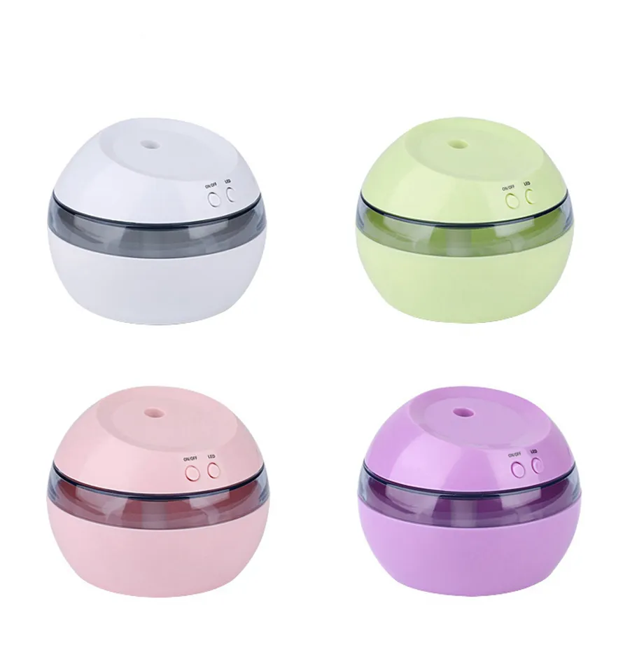 Humidificateur d'air USB créatif, lumières LED de couleur, aromathérapie électrique, huile essentielle, diffuseur d'arôme, Mini purificateur d'air, 4 couleurs, Humidificador De Aroma De Aire USB