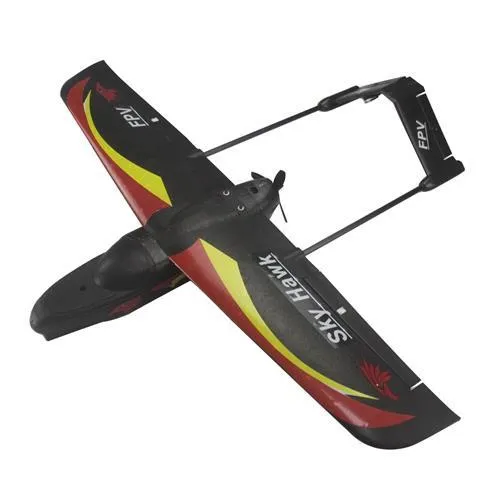 E-do Sky Hawk-V1 940mm Wingspan EPP FPV RC Uçak Siyah - PNP Sürümü