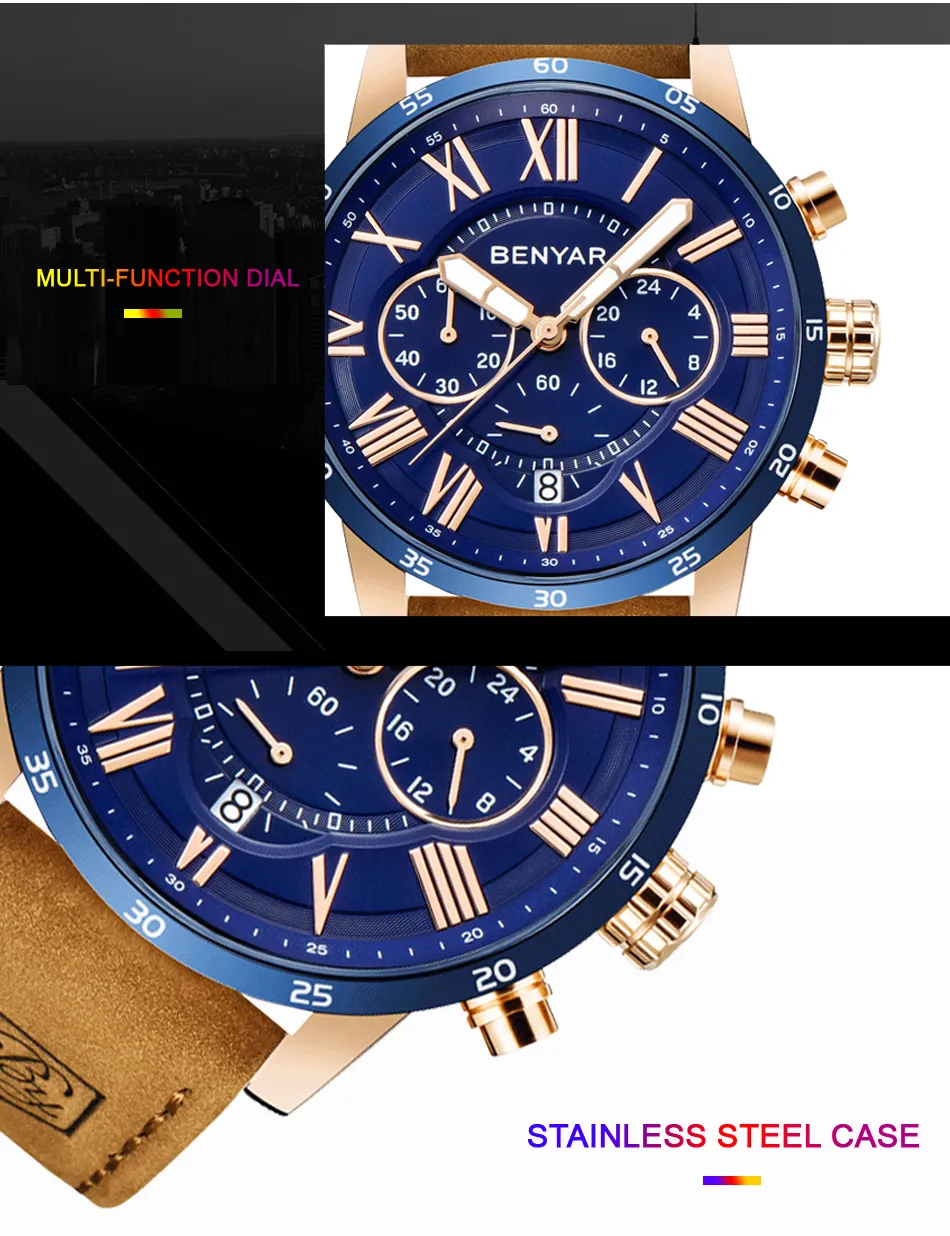BENYAR Sports Men's Quartz Wrist Watch main image 1