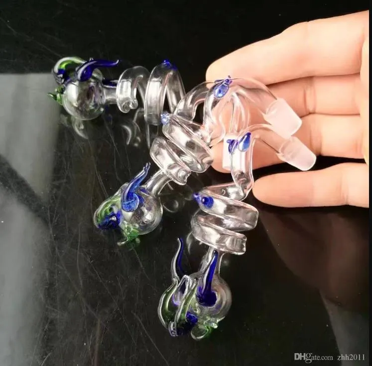 Farbe Drachen das Bongs Zubehör, Glas Rauchpfeifen bunte Mini Multifarben Handpfeifen Beste Löffel Glasrohre kochen