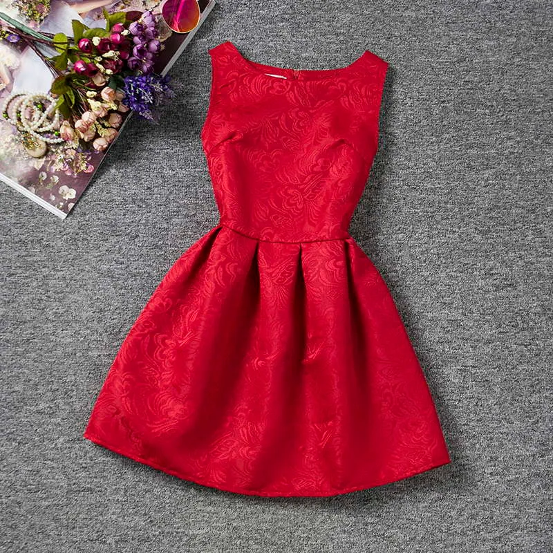 Marca de verano 2019 Princess Girl Vestido Rojo Ni os Ropa Vestidos para ni a Ropa para ni os Ropa Adolescente Partido Disfraces9 10 11 12 A o