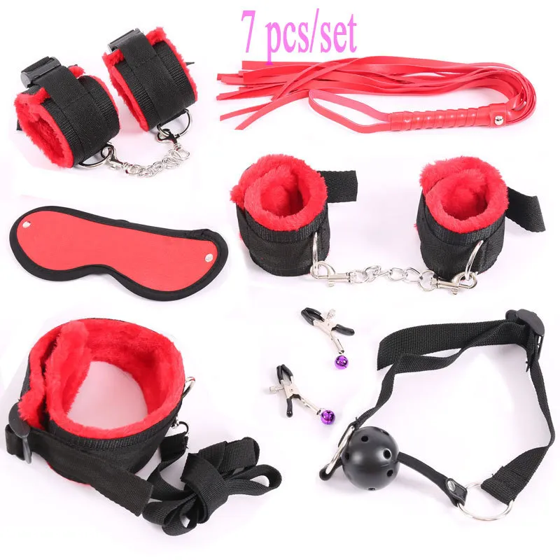 Estimular Bondage Restricciones BDSM Esposas Sexuales Látigo Metal Anal  Plug Con Vibrador Juguetes Eróticos Para Parejas Adultos T200519 De 10,34 €