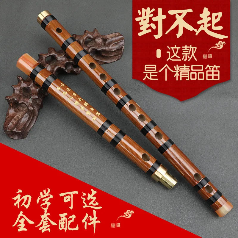 Zhu Shui Bambou Flûte Flûte Instruments De Musique Débutant Adulte Fifre  Majeur F Ajuster G Ajuster Étudiant Enfants Flûte Jeu Raffiné Du 20,55 €