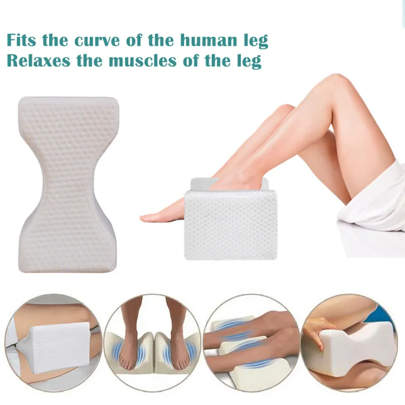 New Brand Memory Foam Knee Pillow Orthopaedic Leg Pillow Bed Cushion  Support Pain Relif Protect Knee