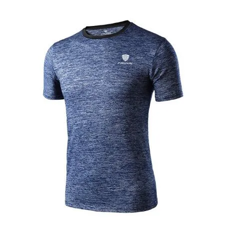 Fashion Men t shirt Sport Gym Shirts Top Tees Night light Running shirt men Crossfit Fitness Dry fit camiseta running hombre