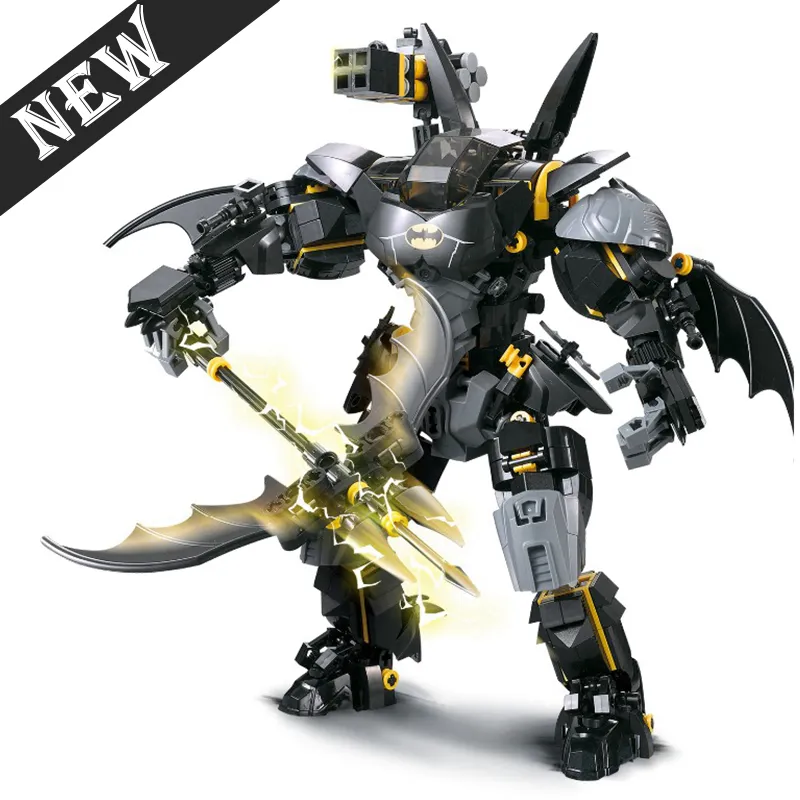 Decool 7143 Batman Movie Batman Armor Foundation Base Bricks Figure ...