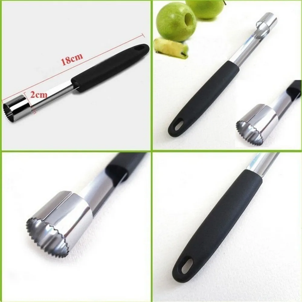 Accessori per pelapatate facili da usare in acciaio inossidabile Estrattore di semi di base Frutta Mela Pera Corer Affettatrici Cutter Twist Utensile da cucina