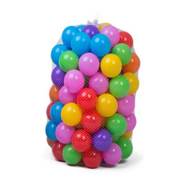 100PC Plástico pelotas de juego Suave Niños Niños Bola hoyos piscina 5.5CM Multicolor 