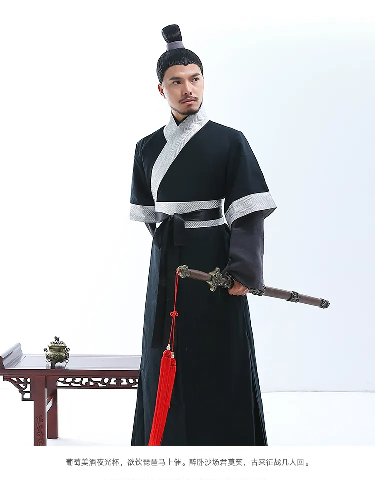 Imperador hanfu dos homens roupas cosplay chinês tradicional roupa masculina antigo robe novidade traje filme de TV estágio desgaste