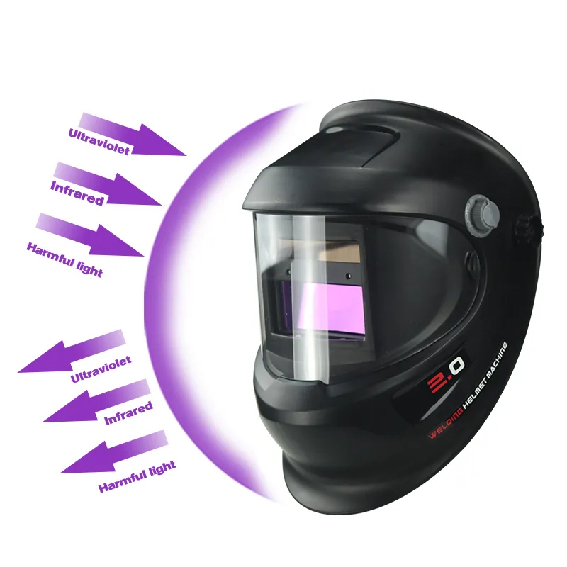 Freeshipping Güneş Otomatik Kararan Elektrik Wlding Maske Kask Kaynakçı Cap Kaynak Lens Gözler Kaynak Makinası ve Plazma Kesme Aracı için Maske