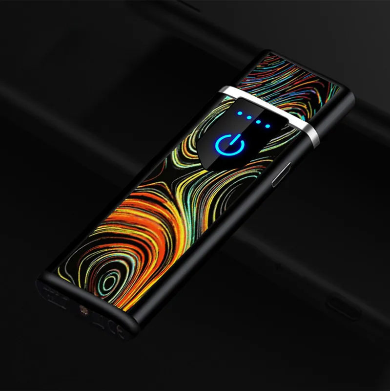 Nouveau Noir Divers Modèles USB Charge Briquet Portable Conception Innovante Commutateur Sensoriel Pour Outil De Fumer De Cigarette De Haute Qualité DHL