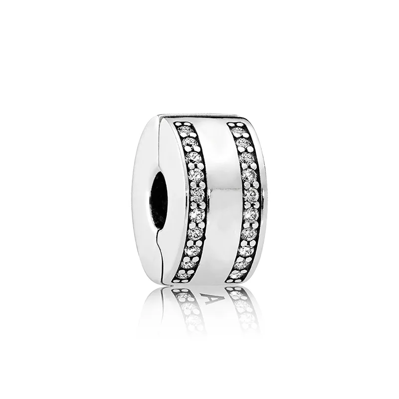 Clipes de temperamento de personalidade para Pandora 925 prata esterlina e diamantes moda clássico charme senhoras bugigangas com caixa original