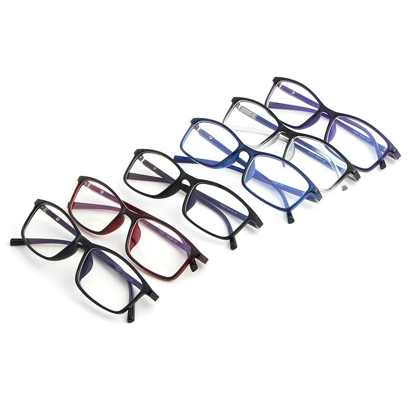 Wholesale- Light Myopia Glasses Frame Men Women Retro Square Computer Eyeglasses Frames Vintage High Quality Spectacles