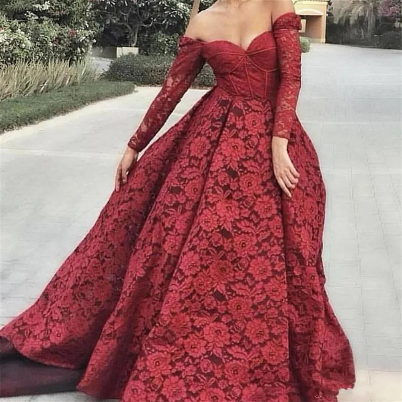 Vestido de renda sales comprido