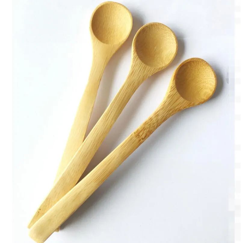 Cucchiaio di legno Ecofriendly Japan Stoviglie Bamboo Scoop Caffè Miele Cucchiaio da tè Agitatore 2017 Hot DHL libero LX6379