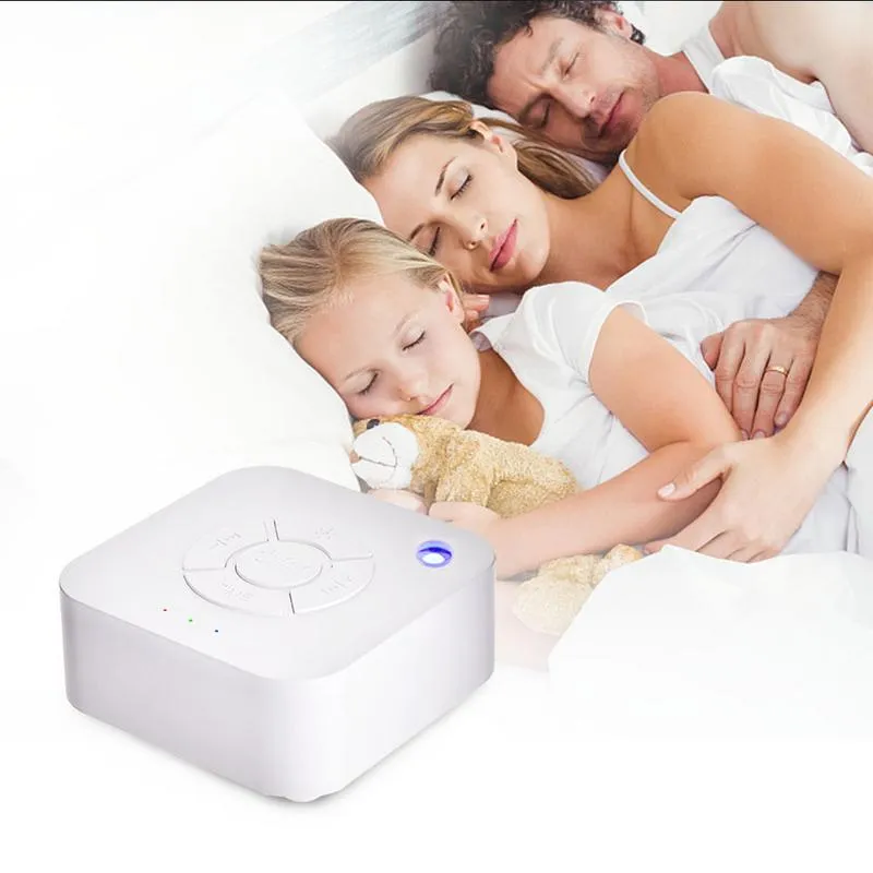 White Noise Machine USB Rechargeable Timed Shutdown Sleep Sound Machine For Sleeping & Relaxation For Baby Adult Office Travel