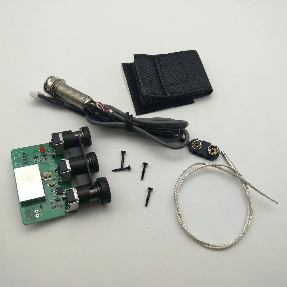 High Quality Silver Piezo Pickup Preamp System For Acoustic Acoustic Guitar Pickup With 3 Band EQ Active From Kerrey 2020 24.88 DHgate.Com