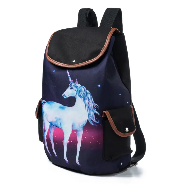 Designer-Sacs à dos Garçons Filles Cool Animal Cheval 3D Impression Sac D'école Enfants Bookbag Voyage Ordinateur Portable Sac À Dos Casual Daypacks Mochila Escolar