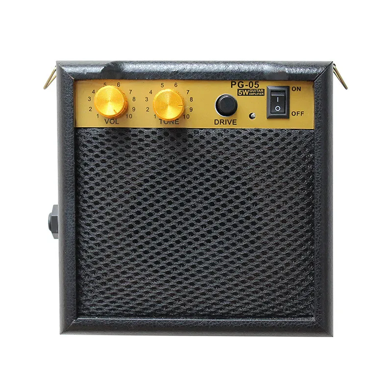 1 pcs Mini Amplificador Portátil 5W Acústico Guitarra Elétrica Amplificador Acessórios de Guitarra Peças