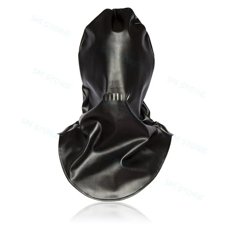 Bondage Halloween Full Head Hood Masque Gothique Night Scare Face Cosplay Masque facial A876