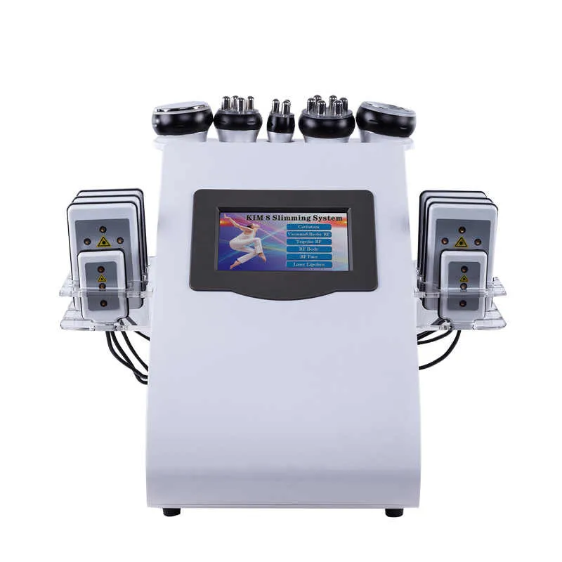 6 in 1 초음파 Cavitation 진공 슬리밍 기계 라디오 주파수 레이저 빠른 체중 감소 스킨 케어 살롱 스파 뷰티 장비