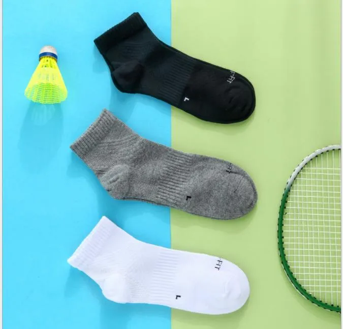 Chaussettes de badminton, chevillères, chaussettes de ping-pong, chaussettes barge homme et femme