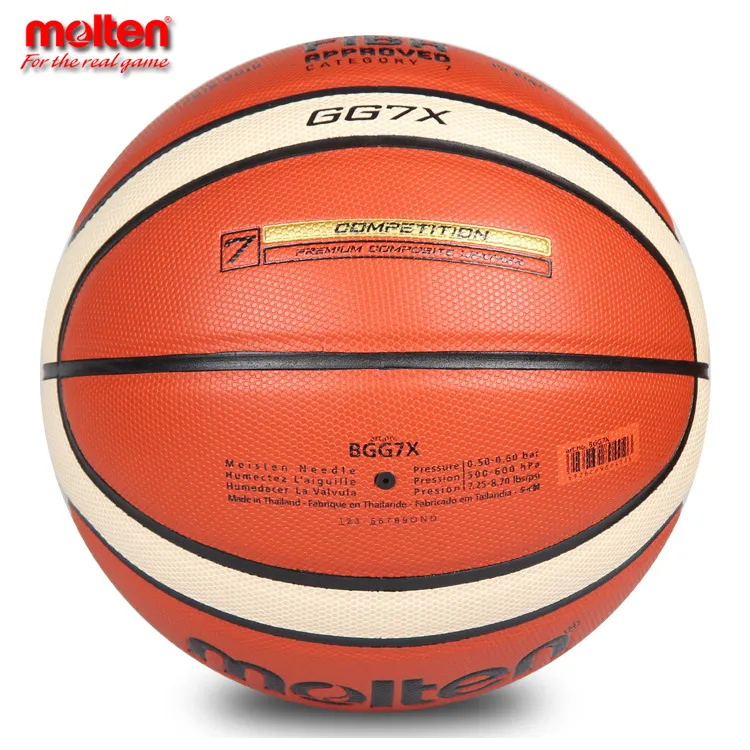 Premium PU Leather Basketball - FIBA Approved Size 7, Indoor