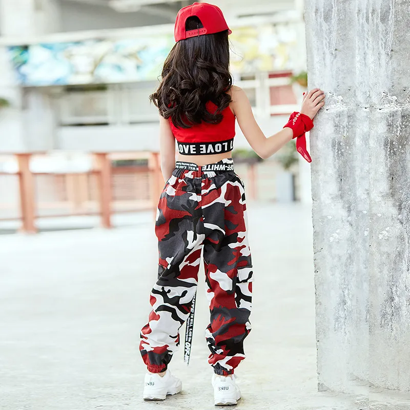 Moda Para Niños Traje De Baile De Jazz Para Niñas Hip Hop Street Dancing Trajes De Baile Chaleco Pantalones Niños Performance Ropa De Baile De 23,01 € DHgate