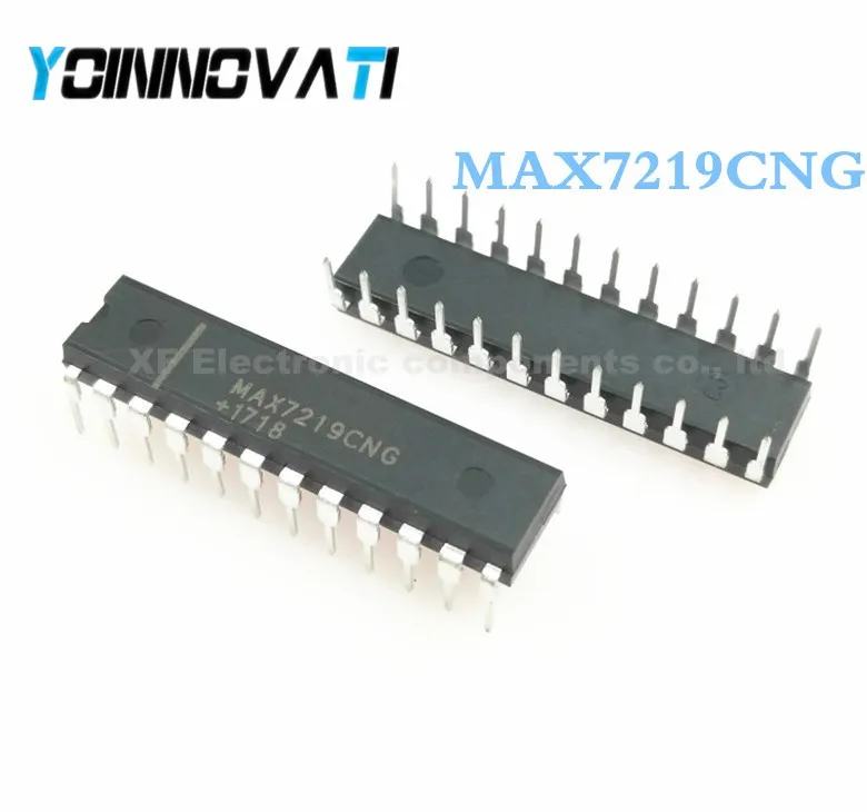 Livraison gratuite 50 pièces/lot MAX7219CNG MAX7219 MAX7219CN DIP24 IC