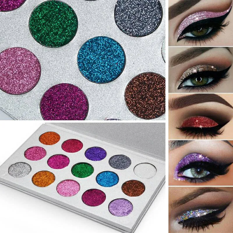 2019 Hot Gratis Verzending 15 Kleuren Glitter Eye Shadow Shimmer Matte Oogschaduw Schoonheid Make Oogschaduw Palet Markeerstift Powders