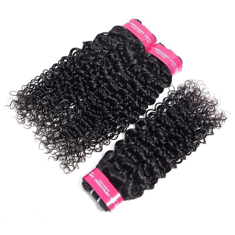Gagaqueen Brazilian Water wave Hair Bundles Wholesale 9a Unprocessed Brazilian Wet And Wavy Vrigin Human Hair Extensions