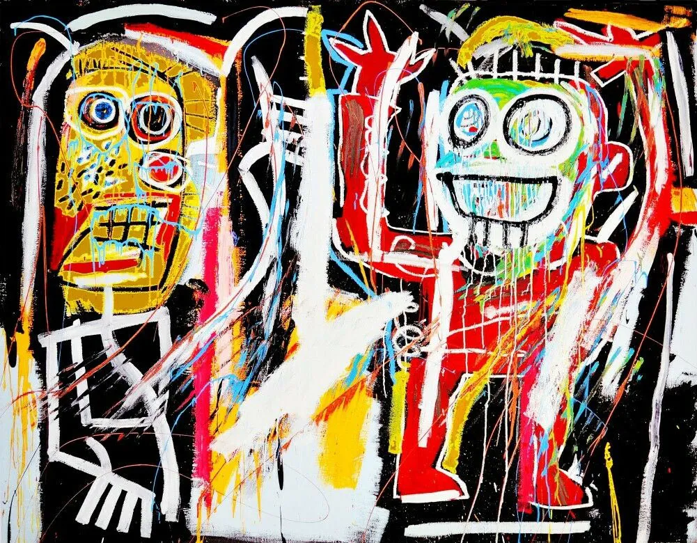 Jean-Michel Basquiat "DUSTHEADS" Home Decor pintado a mano de la impresión de HD pintura al óleo sobre lienzo de arte cuadros de la pared de lona 200303