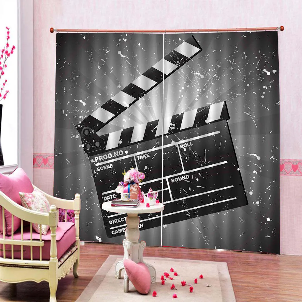 Tenda 3D per finestra Promozione Filmato Brilliant Aura Interni decorativi Bellissime tende oscuranti