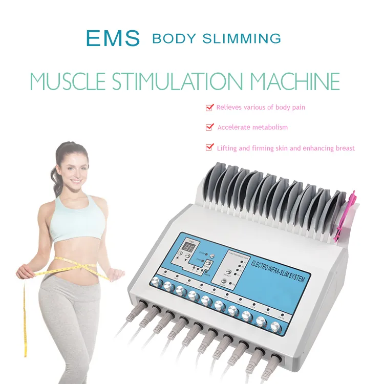 Perda preço de fábrica Peso máquina elétrica muscular estimulador eletroestimulação mama EMS Alargamento corpo emagrecimento máquina para uso doméstico