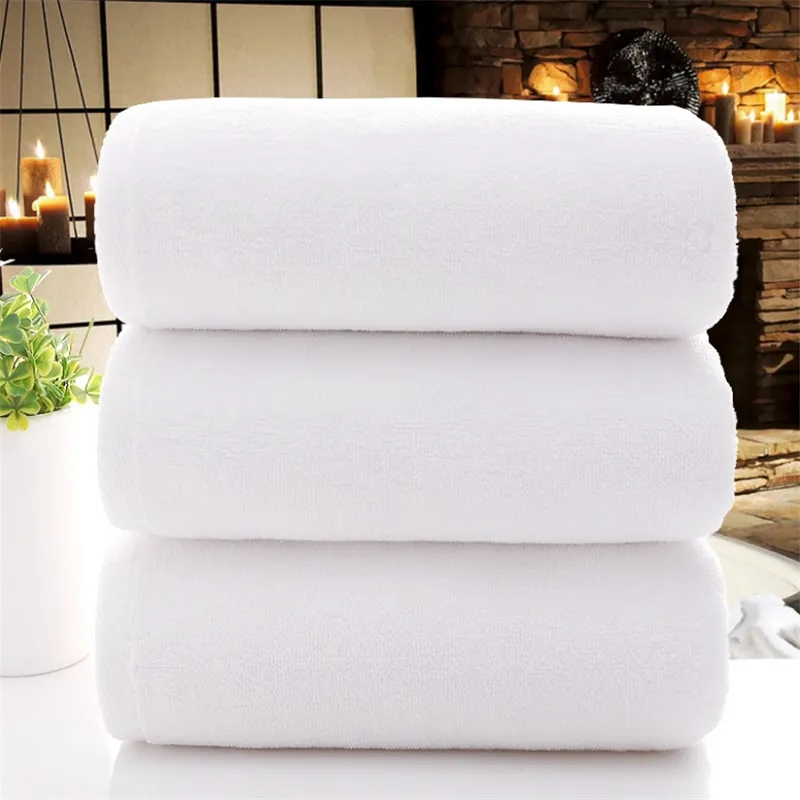 White Grandeur Hospitality Bath Towels Thick Cotton Hotel Hotel Steaming  Beauty Salon Dedicated Bed Towel From Dezhouchangjin, $10.63