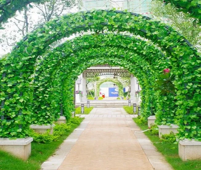 Artificial Plant Luxuriant Leaves Grapevine Ivy Vine Green Leaf