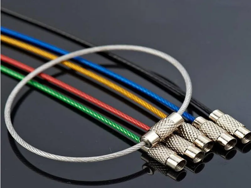 Cable key ring with screw lock 2025