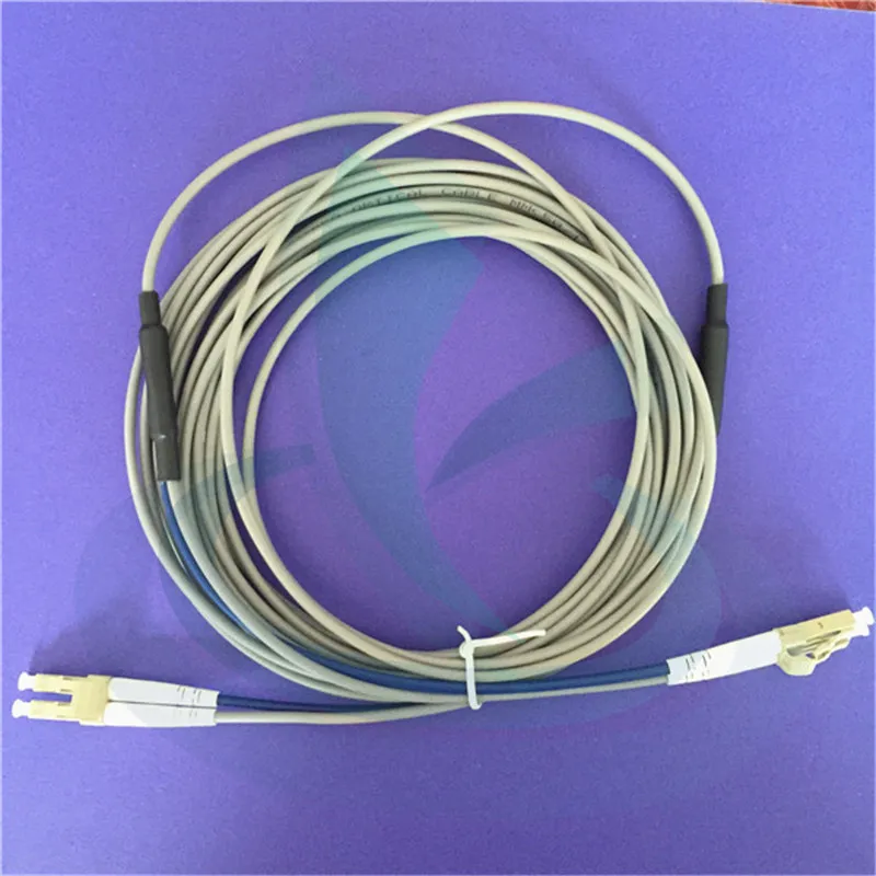 Meilleure qualité imprimante numérique JHF Vista câble à fibre optique couleur grise deux lignes pour Konica 512i 1024 câble de données de tête d'impression 10 mètres