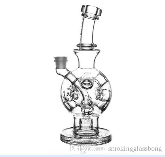 Facebook Varm Äggosfär Rökning Vattenrör Färgglas Bongs med Matrix Perc Glass Recyle Oil Rigs med 14mm Join Hookah Gratis frakt