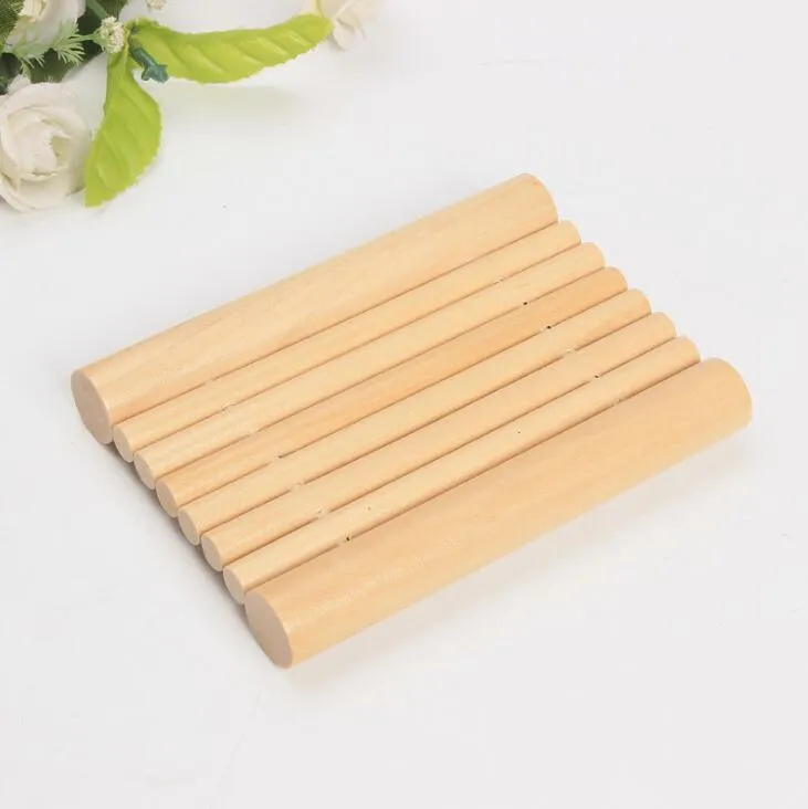 Creative Bamboo Raft Shape Soap Dish Natural Wood Bamboo Handmade Oil
