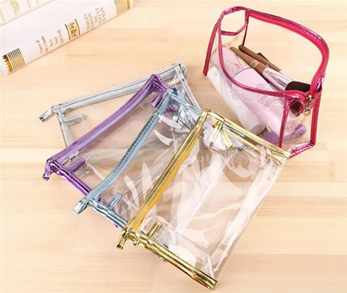 Best selling environmentally friendly PVC transparent cosmetic bag ladies travel cosmetics cosmetic bag cosmetic storage box SZ407