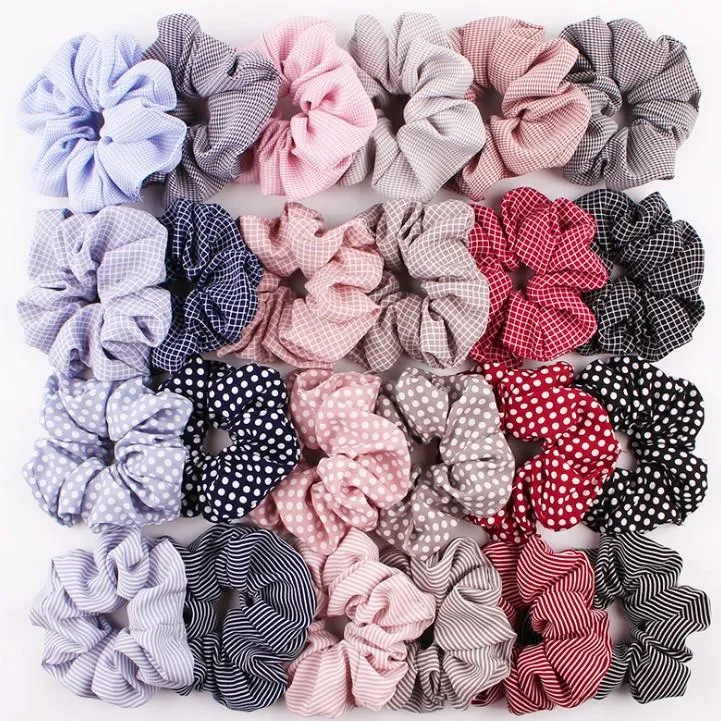 Girls Ponytail Holder Trendy Korean Style Childrens Best Sale Striped Dot Cotton Fabric Hairbands Kids Ponytail Scrunchies Headband Girls Ponytail Holder Trendy Korean Style Childrens Best Sale Striped Dot Cotton Fabric Hairbands Kids Ponytail Scrunchies Headband