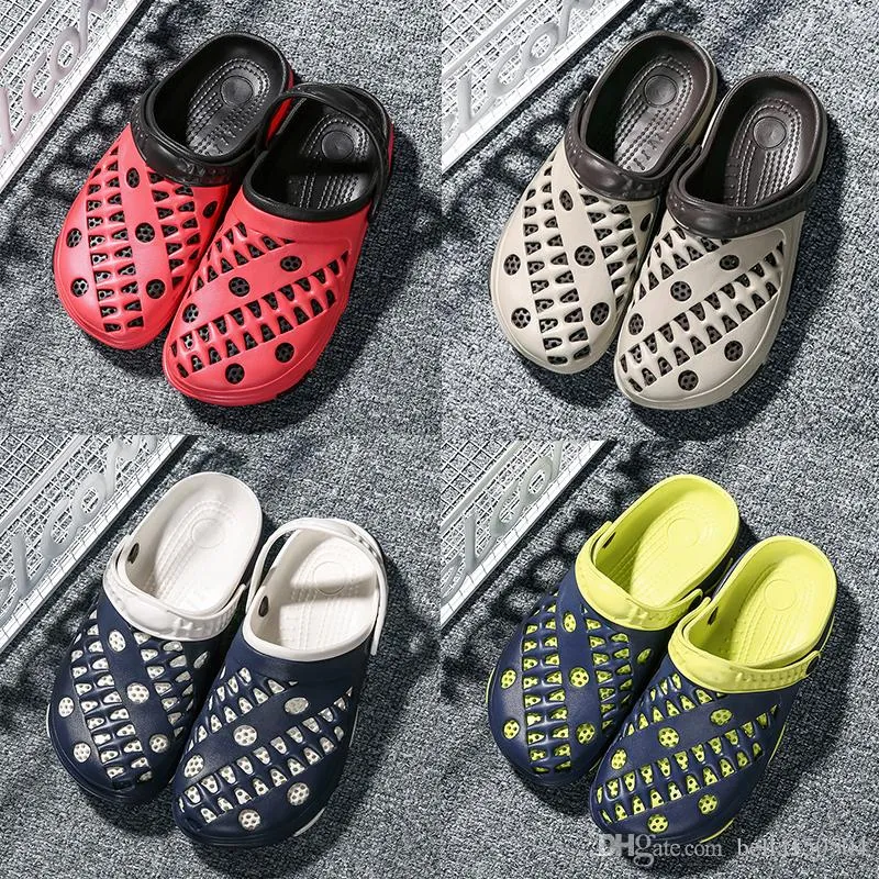 designer Sandaler Hålskor Ny Sommar kvinnor män CROC platta skor Eva sandaler Flip flops Tofflor krokodil strandskor gratis frakt