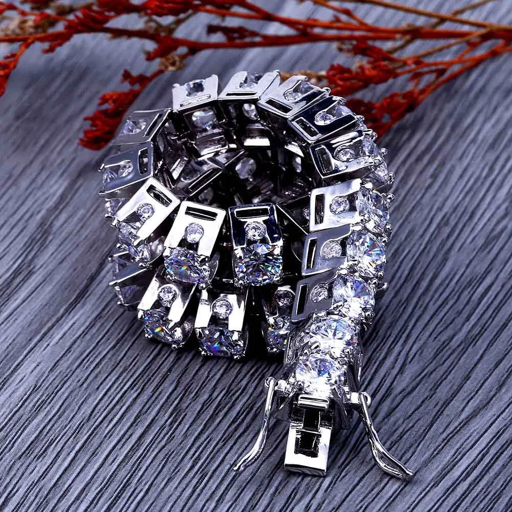 Designer Tennis Bracelet With CZ Zirconia Diamond Tennis Designer Tennis Bracelet With CZ Zirconia Diamond Tennis