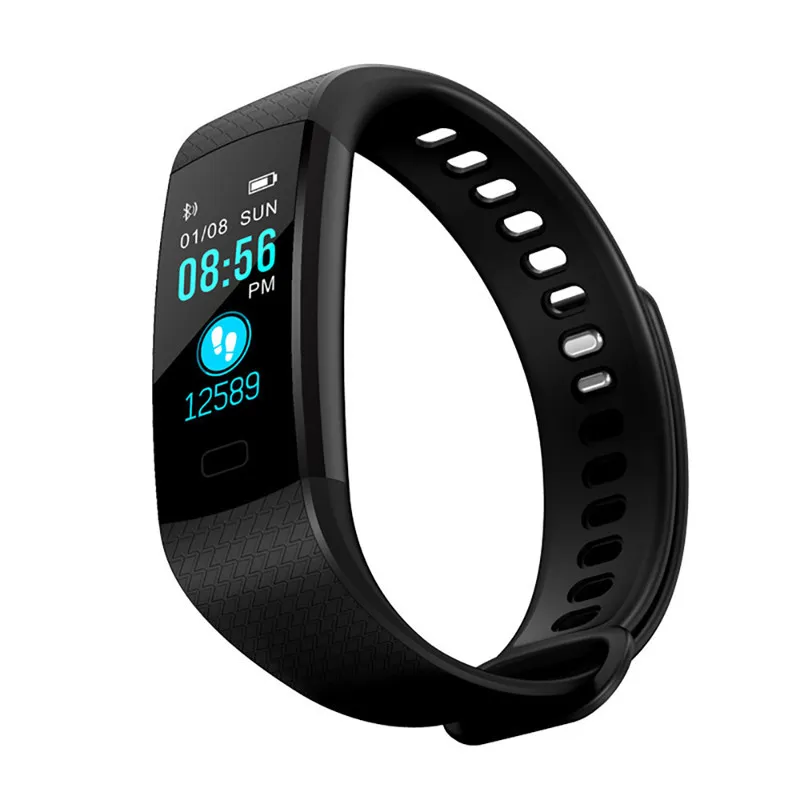 Y5 montre intelligente sang oxygène moniteur de fréquence cardiaque Fitness Tracker sport montre-bracelet intelligente étanche Bracelet intelligent pour iPhone Android montre