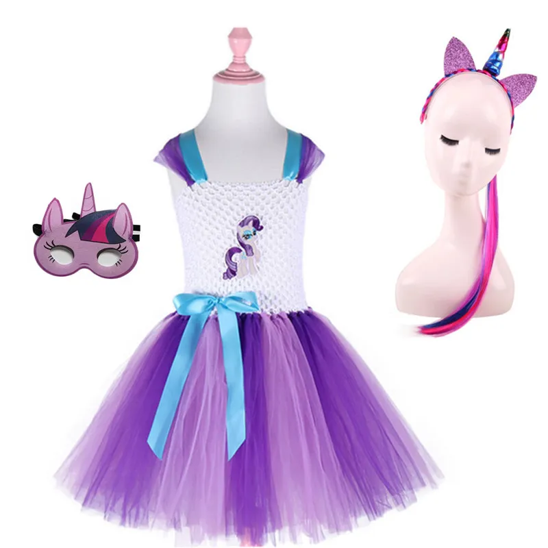 Vestido de tutú para niñas de 3 piezas para mi niña Disfraz de pony para  niñas